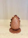 Eitje gevuld met chocoladeparels